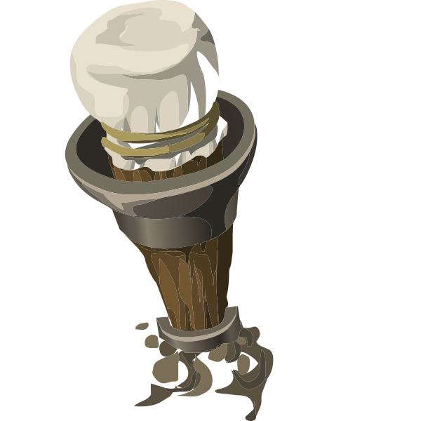 SVG Mountain lantern