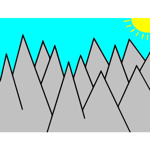 SVG Mountains