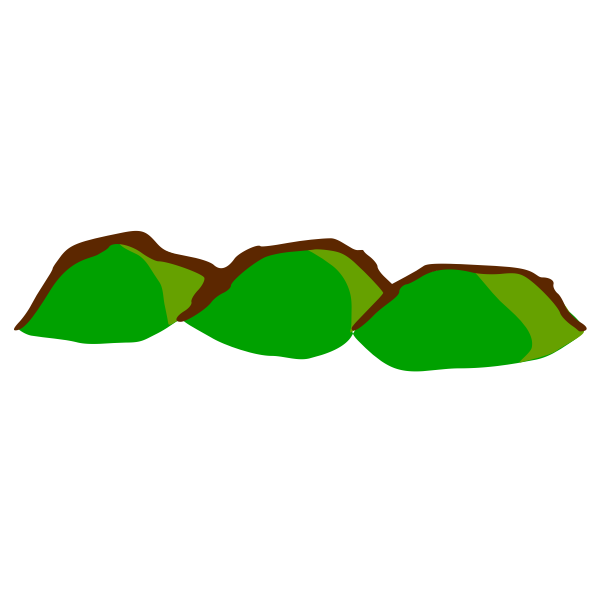 SVG Mountains map element vector image