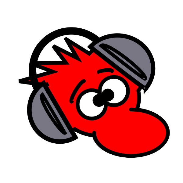 SVG Mouse cartoon vector