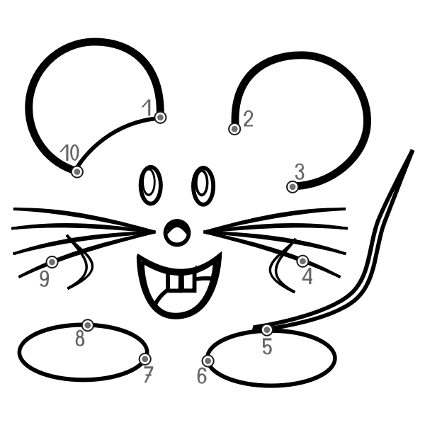 SVG Mouse in dots