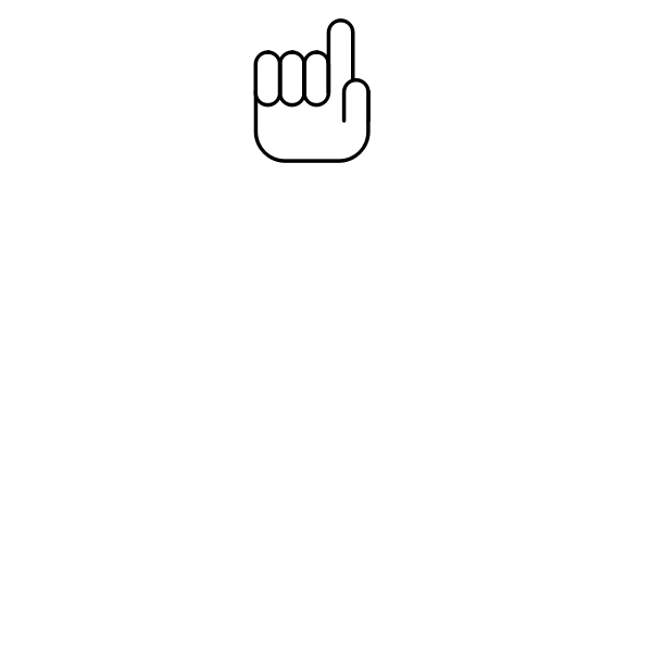 SVG Mouse pointer hand vector image