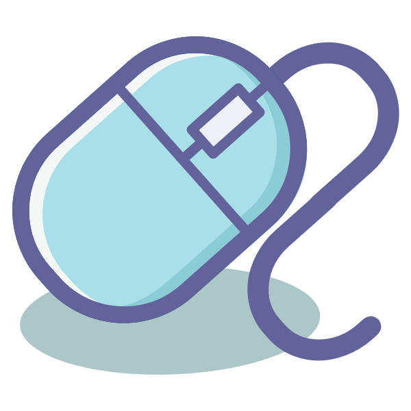 SVG Mouse symbol vector image