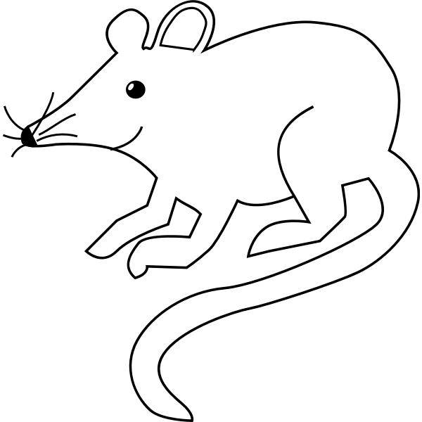 SVG Mouse vector illustration