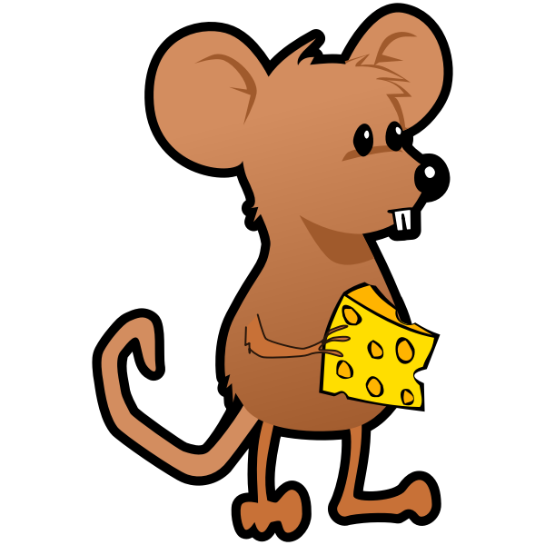 SVG Mouse with cheese