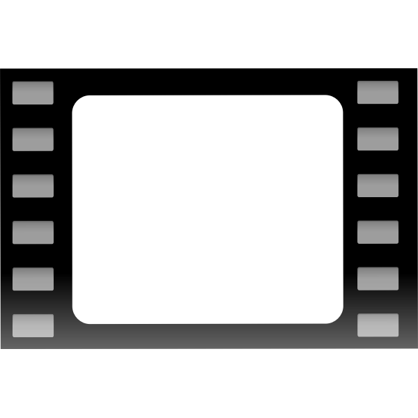 SVG Movie frame vector image