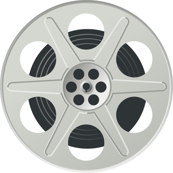 SVG Movie reel vector image