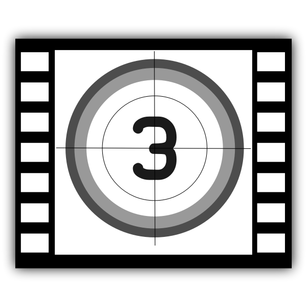 SVG Movie tape icon vector illustration