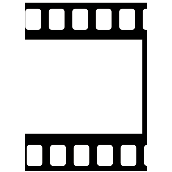 SVG Movie tape icon vector image