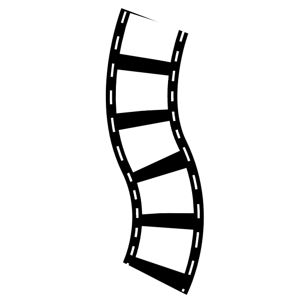 SVG Movie tape vector illustration