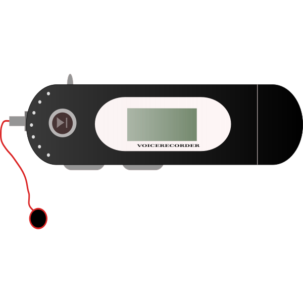 SVG MP3 player vector image