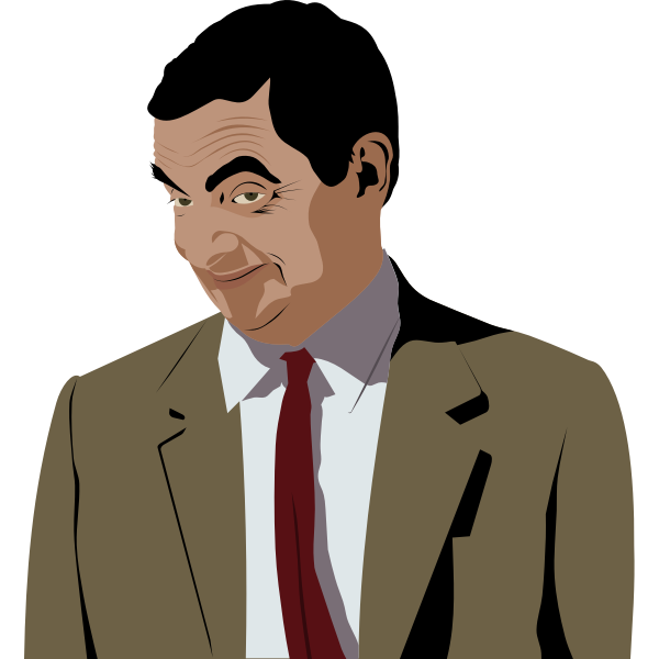SVG Mr Bean color by Rones