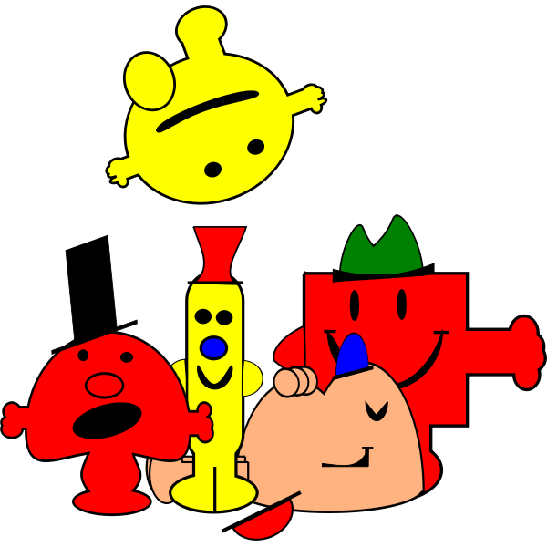 SVG mr men