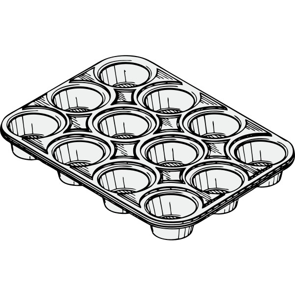 SVG muffin tin