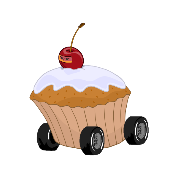 SVG Muffin with wheels