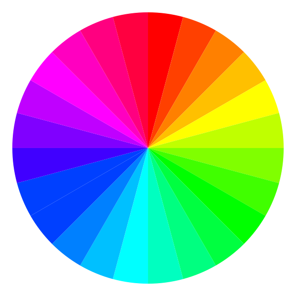 SVG Multi-colored wheel