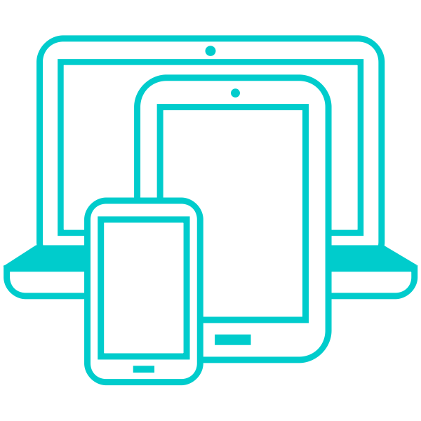 SVG Multi-device platform logo vector image