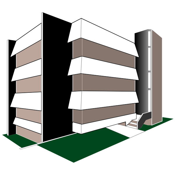SVG Multi-level parking garage