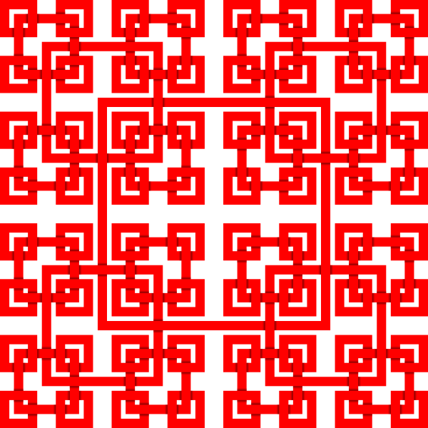 SVG Multi square mesh vector drawing