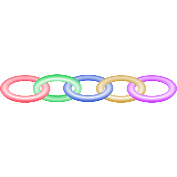 SVG MulticolouredChain