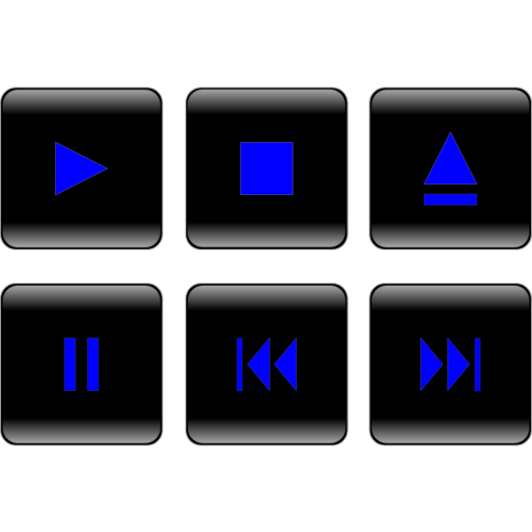 SVG Multimedia buttons