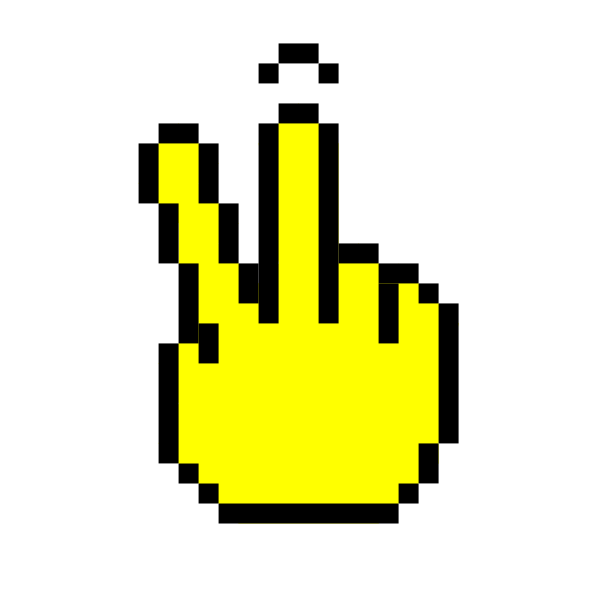 SVG MultiTouch-Interface Pixel-theme 2-fingers-Press-and-Tap