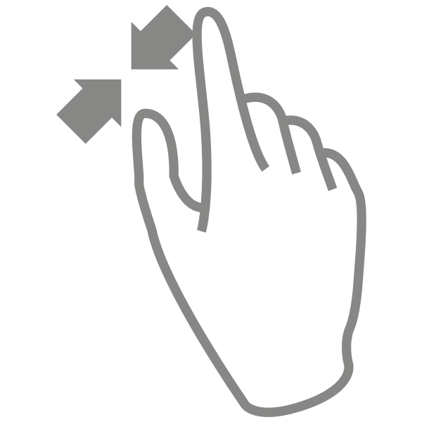 SVG Multitouch zoom out