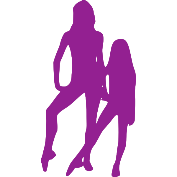 SVG Mum and child dancing