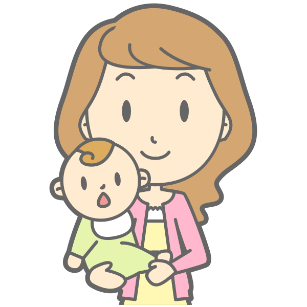 SVG Mum with infant