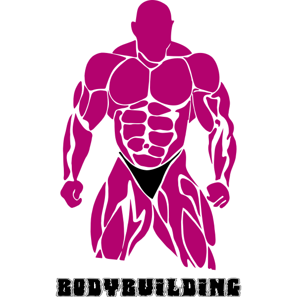 SVG Muscular athlete