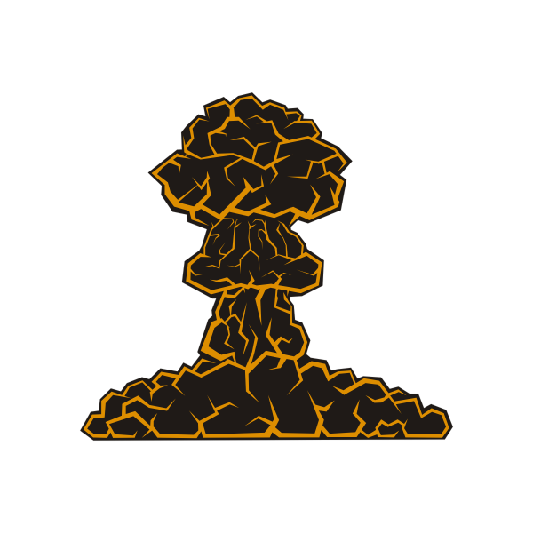 SVG Mushroom Cloud Boom