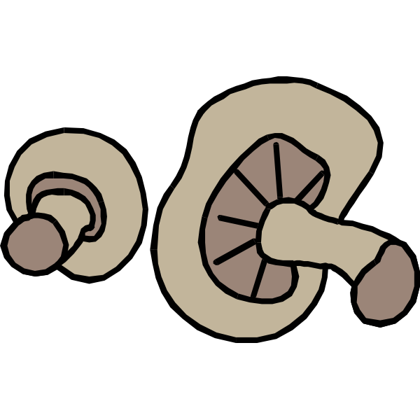 SVG mushrooms