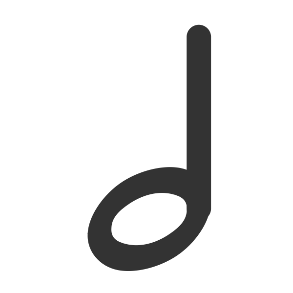 SVG Music halfnote