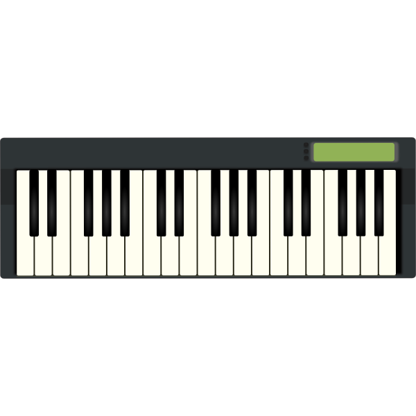 SVG Music keyboard