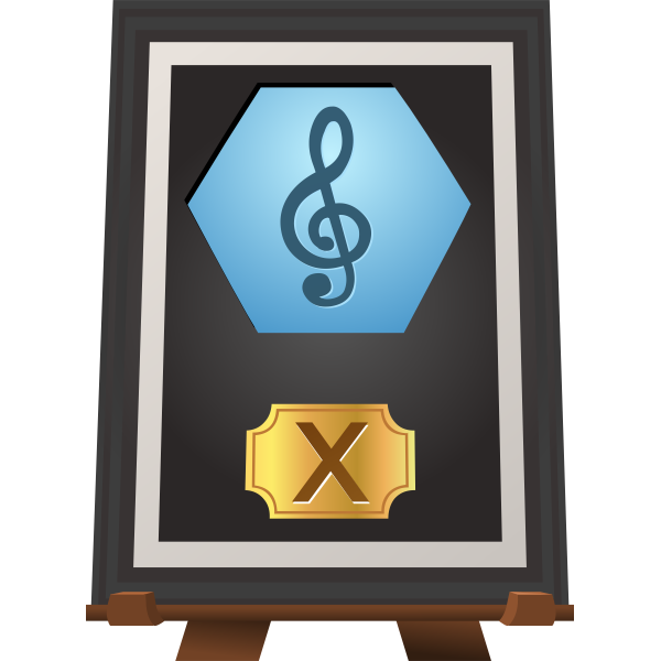 SVG Music reward image