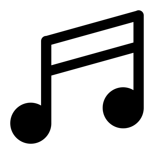 SVG Music silhouette