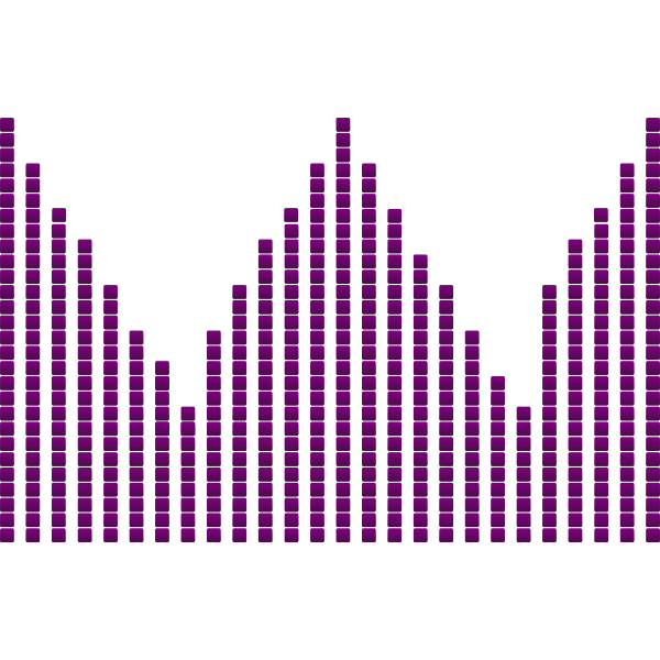 SVG Music visual effect vector image