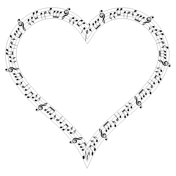 SVG Musical Heart Mark II