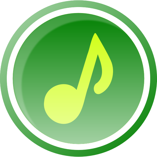 SVG Musical note icon vector image