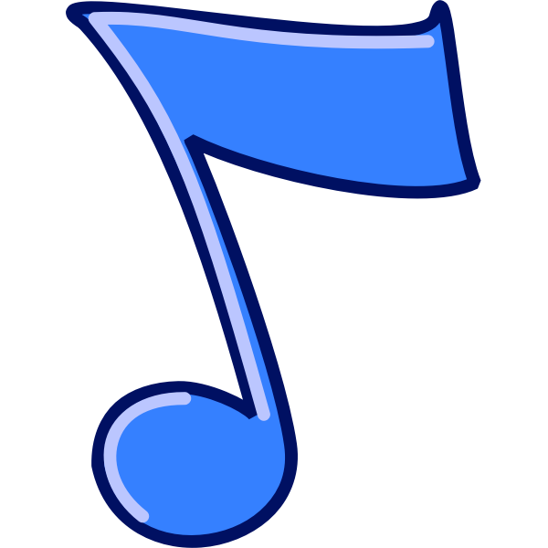 SVG Musical note vector clip art
