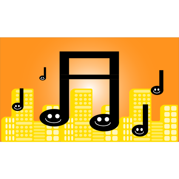SVG Musical notes