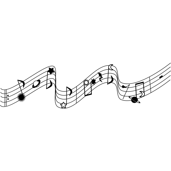 SVG musical stars