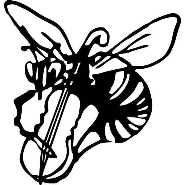 SVG Musical wasp