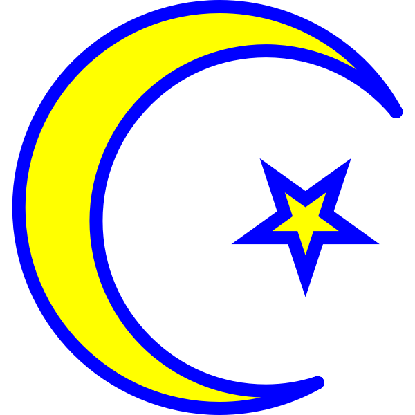 SVG Muslim symbol image
