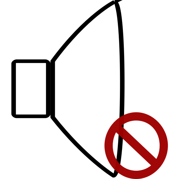 SVG Muted icon image