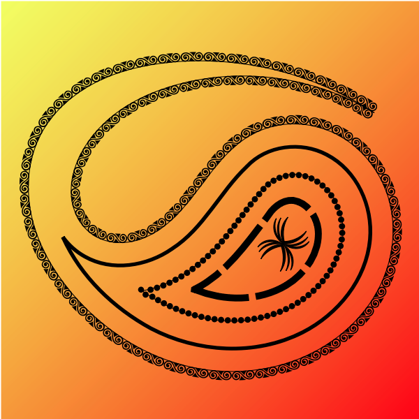 SVG My 1 Paisley Pattern