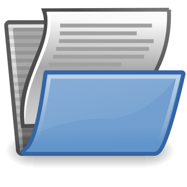 SVG My Documents computer OS icon vector drawing
