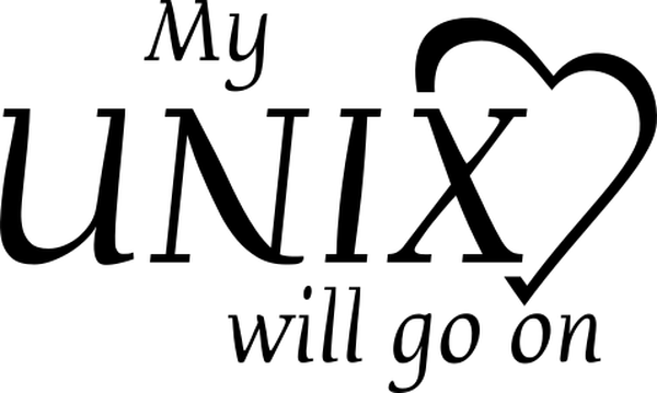 SVG My UNIX will go on