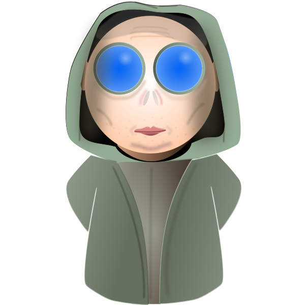 SVG Mysterious man