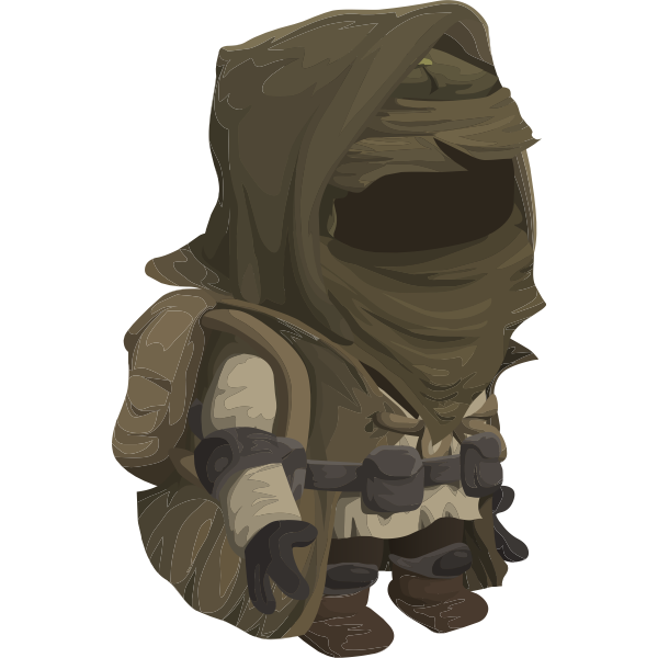 SVG Mystic character